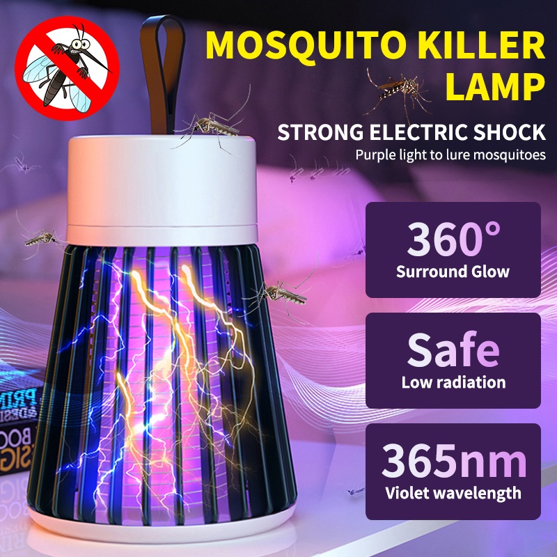 Mosquito Killer Lamp Mosquito Light Rechargeable Quiet Efficient ...