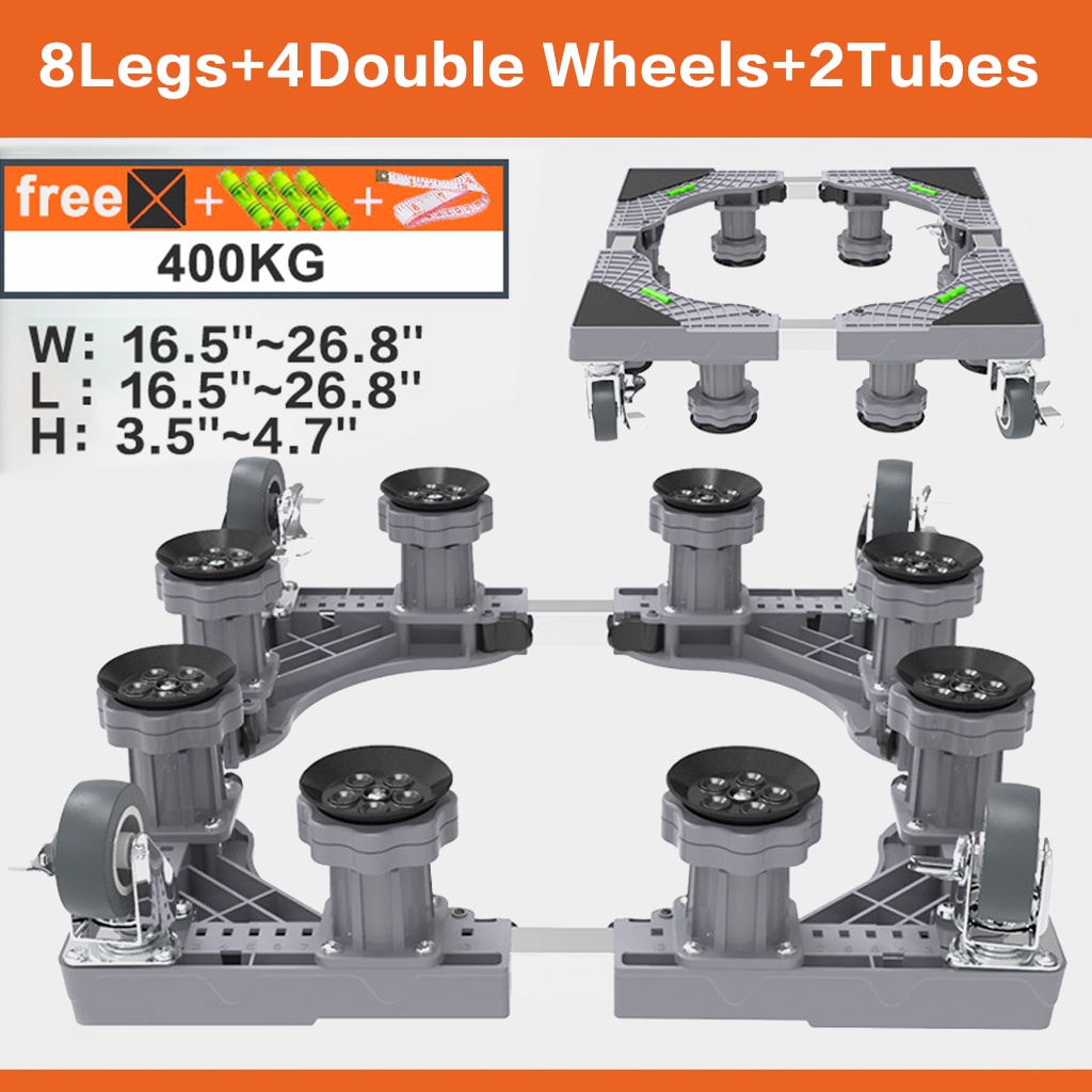Washing Machine Stand With wheels Adjustable Ref Stand Roller ...