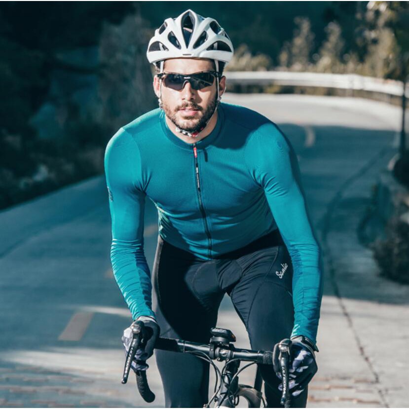 New Limited Sale Santic Men Cycling Jersey Long Sleeves Fit