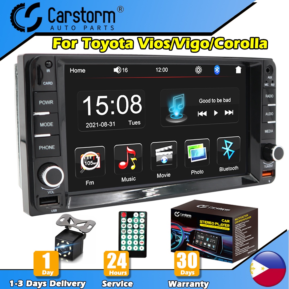 Carstorm Car Stereo For Toyota Vigo Vios Radio 2 Din Automotive ...