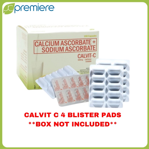 JCPREMIERE Calvit C Calcium Ascorbate Sodium Ascorbate Vitamins 100 ...