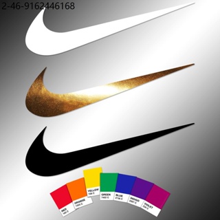 Nike Swoosh Decal Sticker- Multiple Colors (white) : : Home