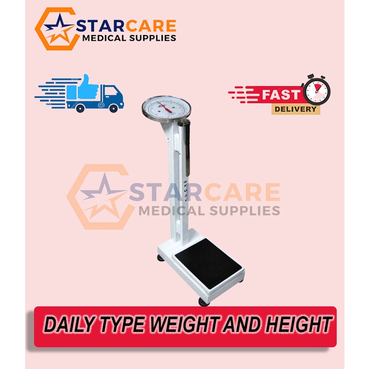 Share: Dial type Weight and Height Measurement Scale | Shopee Philippines