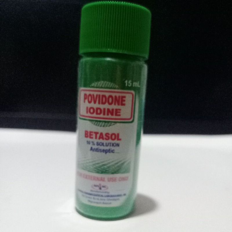 Povidone Iodine Betasol 10 Solution 15ml 30ml 60ml 120ml Shopee