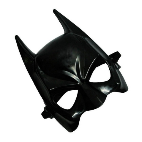 Halloween Half Face Bat Mask Cosplay Props Performance Mask Black ...