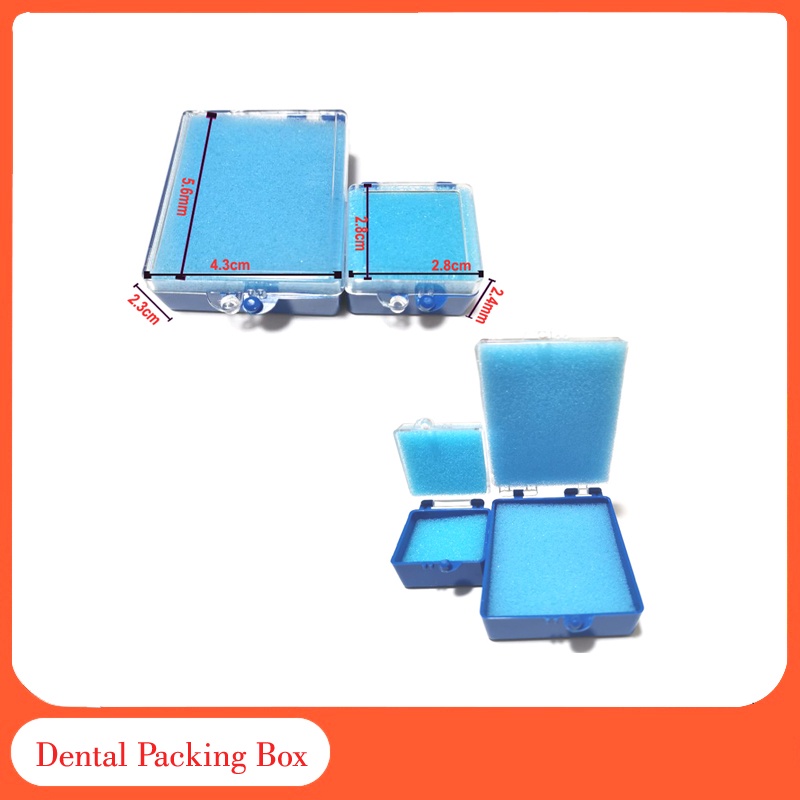 Dental Lab Materials Packaging Box Plastic Box with Foam Inserts For