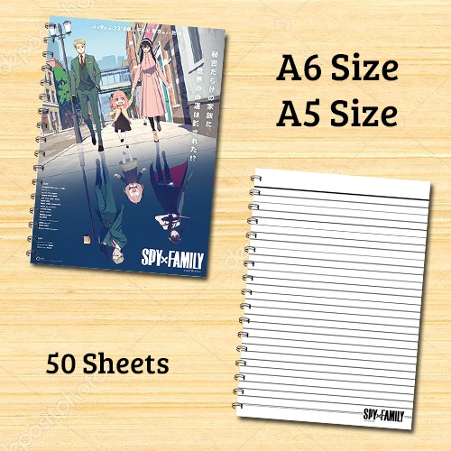 Spy X Family Notebook Anime Notebook (Batch 3/3) Stationary Notes
