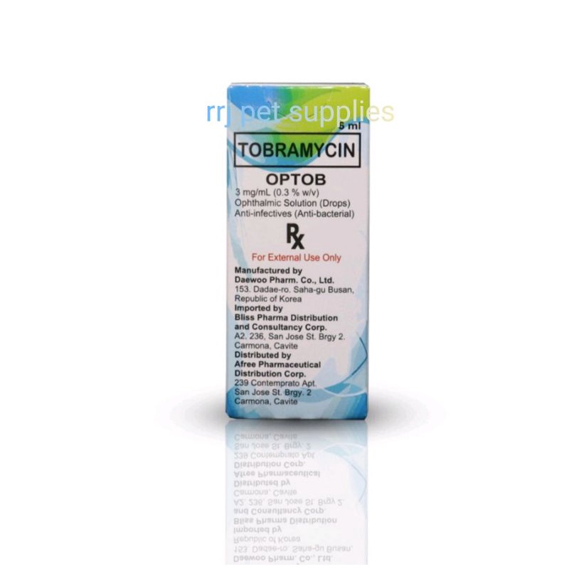 OPTOB EYE DROP (Tobramycin)Used to Kill Bacteria & Treat Eye Infections