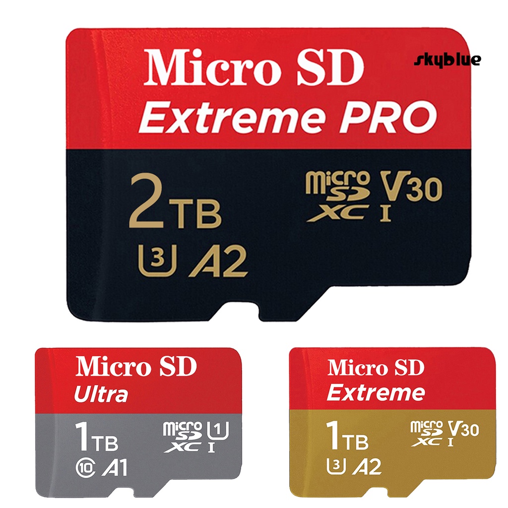 SD-1TB/2TB Flash Card Safe Backup Shock-resistant High-Capacity Anti-ic ...