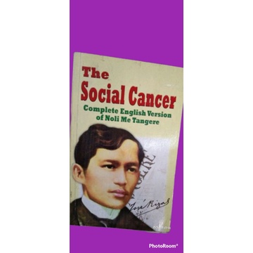 Authentic The Social Cancer Complete Version Of Noli Me Tangere JOSE RIZA Shopee Philippines