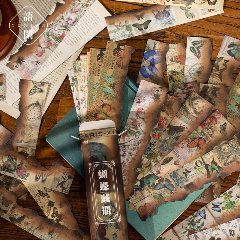 Washi stickers Read and Burn Vintage Alien DIY envelope material ...