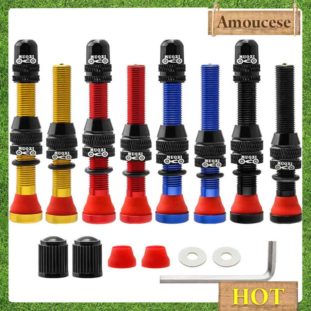 MUQZI MTB Road Bike American Valve Cap Set Tubeless Vacuum Tire