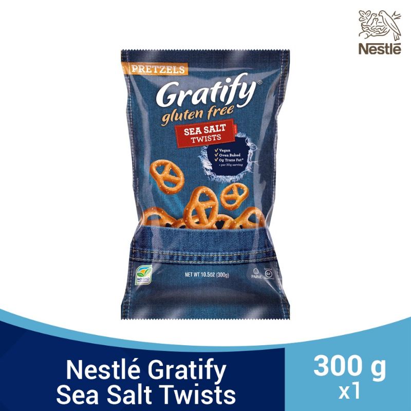 Gratify pretzel sea salt twist glutenfree 300g Shopee Philippines