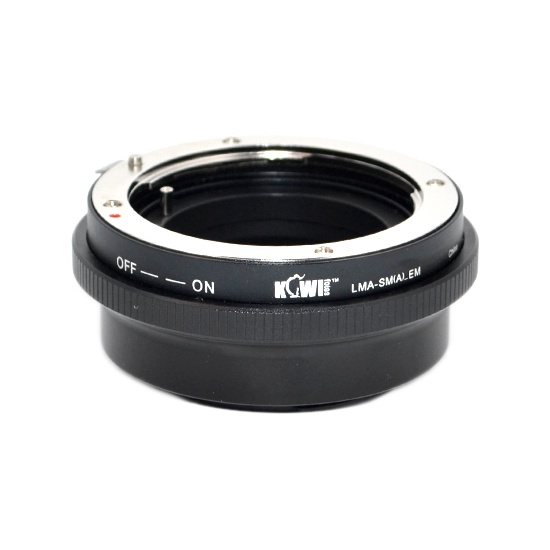 KIWIFOTOS LMA-SM(A)-EM Adapter (for) Sony Alpha / Minolta AF Lenses to ...