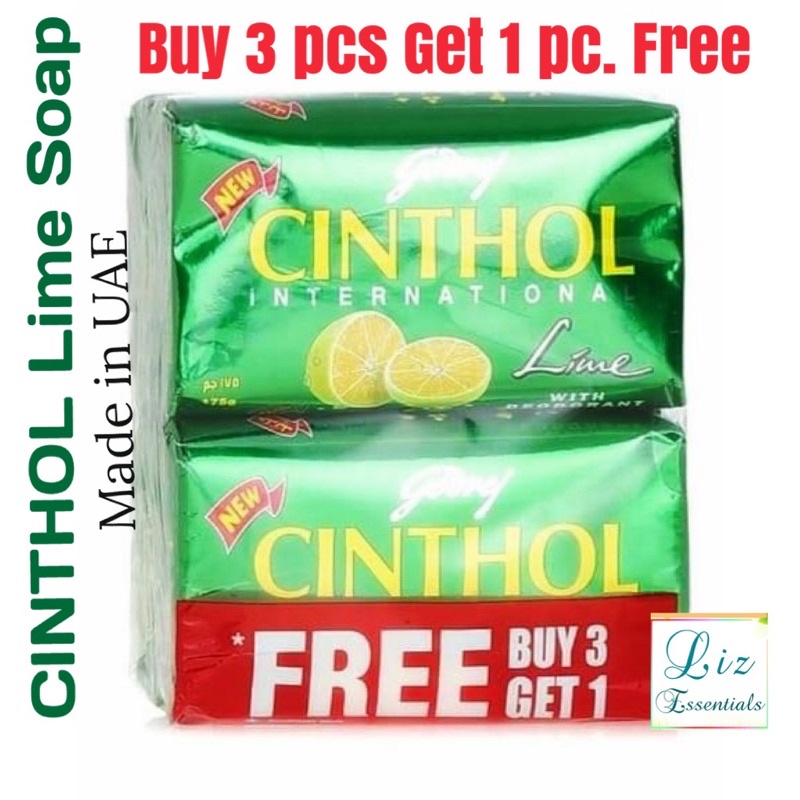 Cinthol International Lime Soap BUY 3 pcs Get 1 free 175g /125g ...