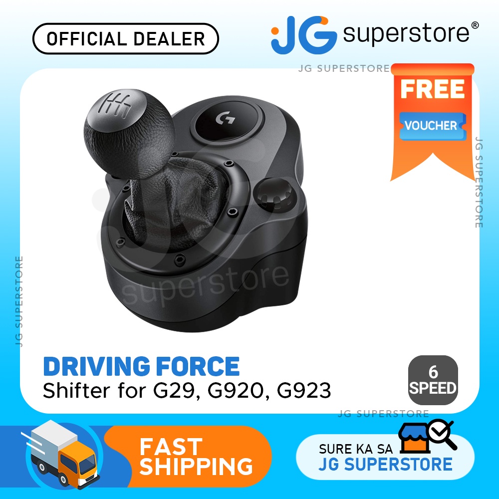 Logitech 6 Speed with Push Down Reverse Driving force Shifter for G29