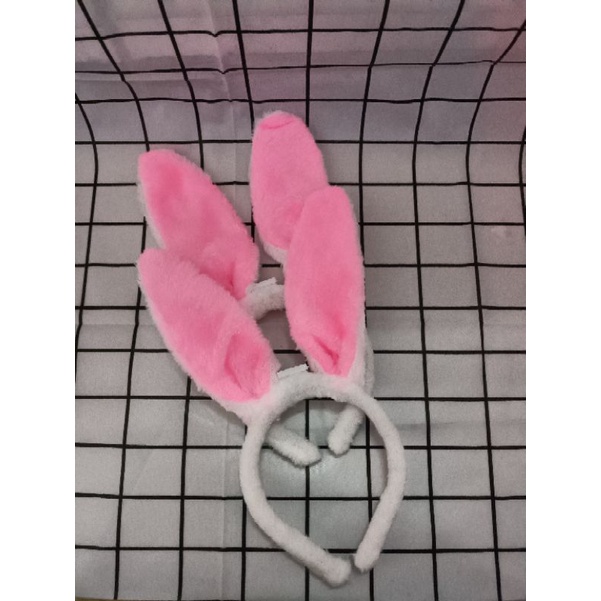 Sibba Diadema De Orejas De Conejo De Felpa - Accesorio Para Cosplay, Pascua, Halloween Y Fiestas Temáticas