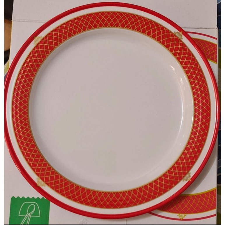 Tupperware Red Lattice Dessert Plate | Shopee Philippines