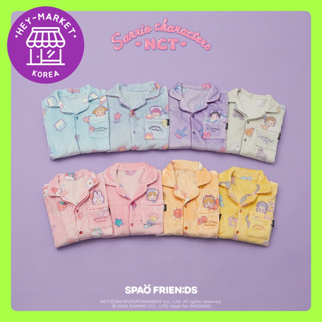[NCT X Sanrio] Spao Fleece Pajamas -1 / TAEYONG / JISUNG / TEN / TAEIL ...
