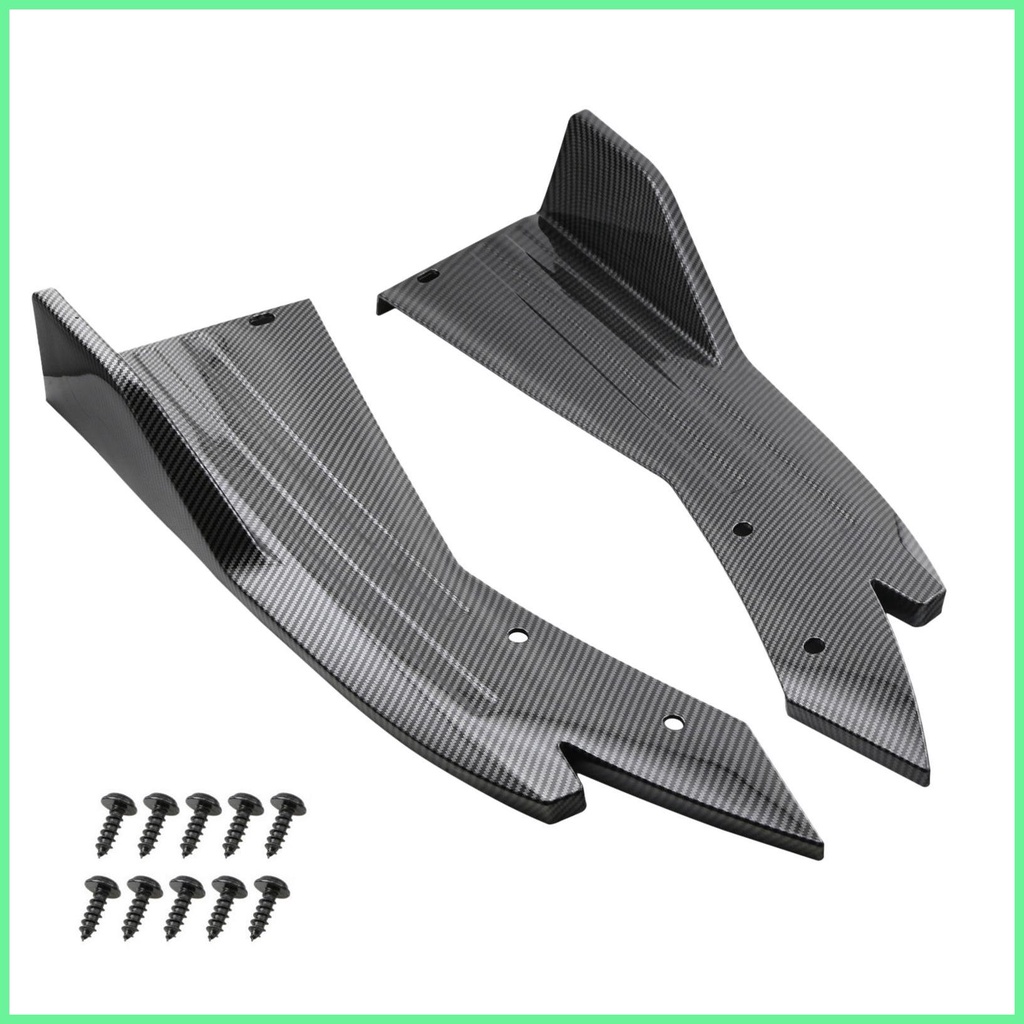Rear Bumper Lip Front Bumper Side Skirt Spoiler Car Side Skirt Cover Car Corner Bumper Guards 1
