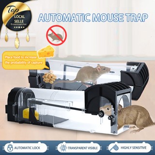 Reusable Smart Mouse Trap Humane Clear Plastic Smart No Kill