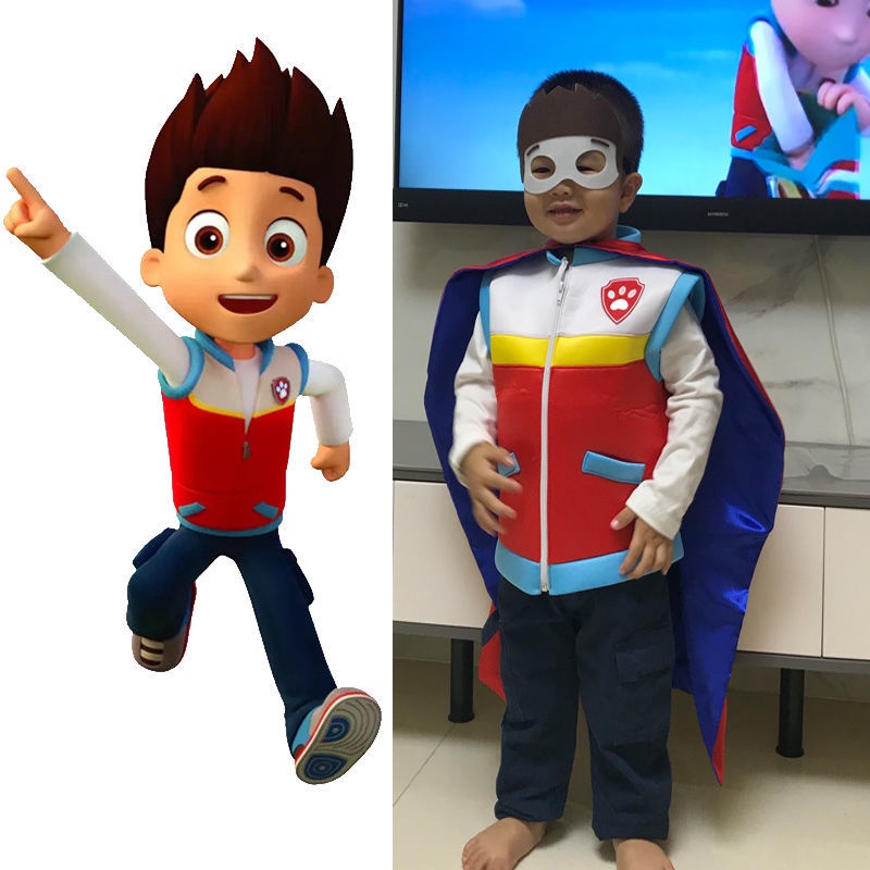 paw patrol costume cos Clothing Captain Ryder Same Style Suit Dog Children's Day Show Clothes