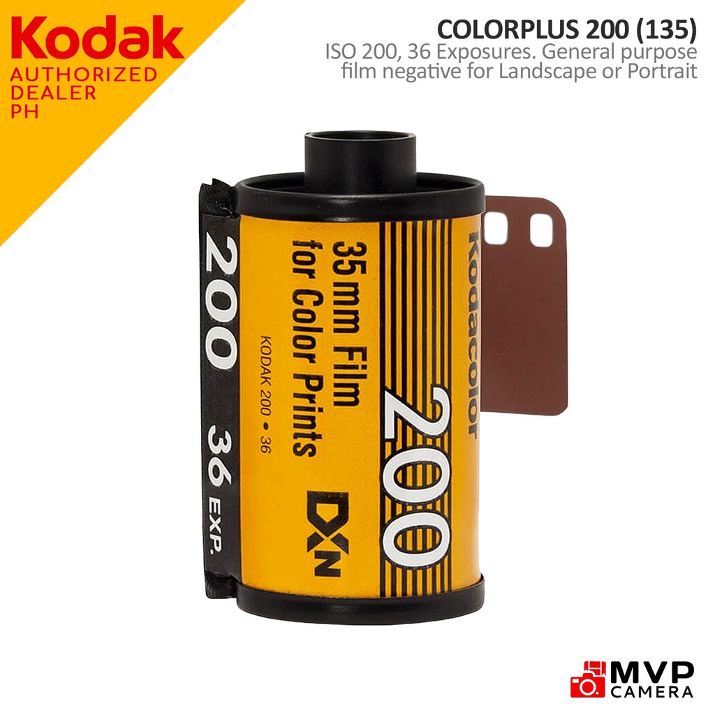HotKODAK Colorplus 200 Color Plus 35mm 135 Colored Negative Film C41 C