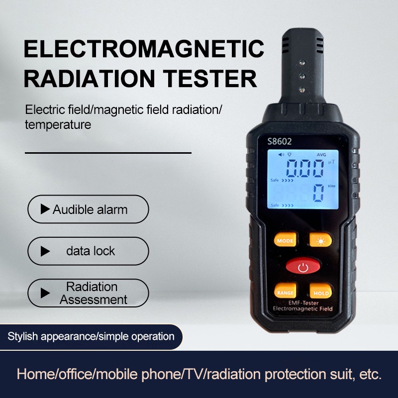 3In1 Counter Geiger EMF Meter Radiation Frequency