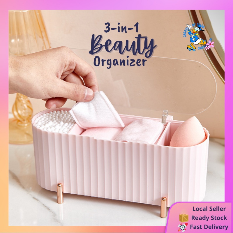Cotton Swab Organizer Cotton Pad Storage Box Remover Paper Makeup