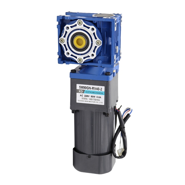 TAILI Motor 90W Speed Control Motor AC 220V Single Gear Gearbox 5GU-10K