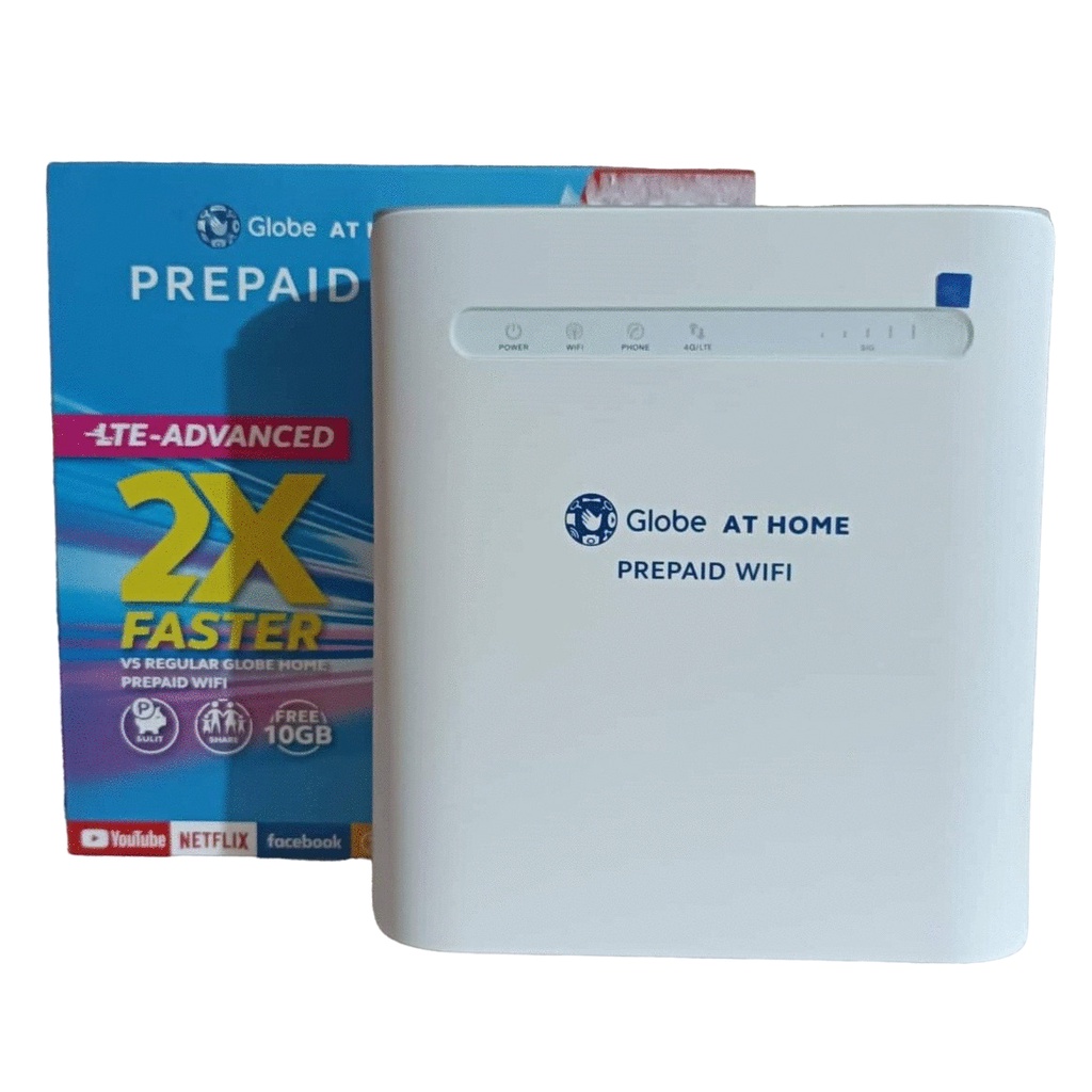 Globe At Home Prepaid Home WiFi LTE-Advanced CAT7 with FREE! 10GB data ...