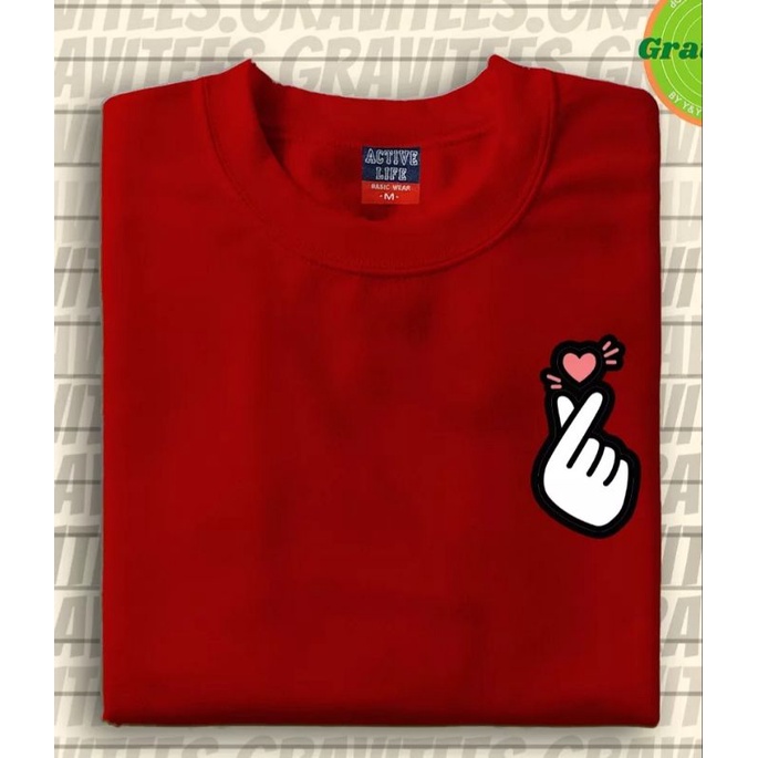 TSHIRT_HEART OPPA SIGN POKET/GOOD QUALITY TSHIRT SHIRT TEES Shopee