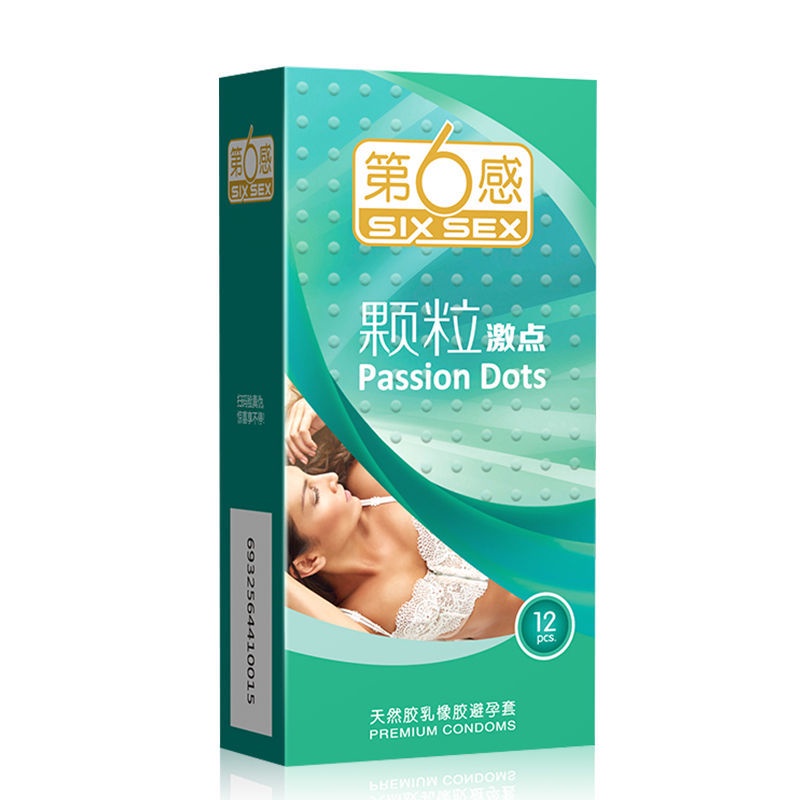 The sixth sense gspot large particle condom convex point threaded