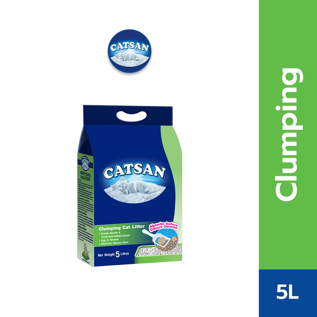 Catsan Cat Litter Sand Clumping Sand For Cats Of All Ages 5L Shopee Philippines