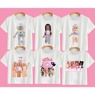 150, Colour 9) kids Boys Girls ROBLOX Anime Short sleeved tops