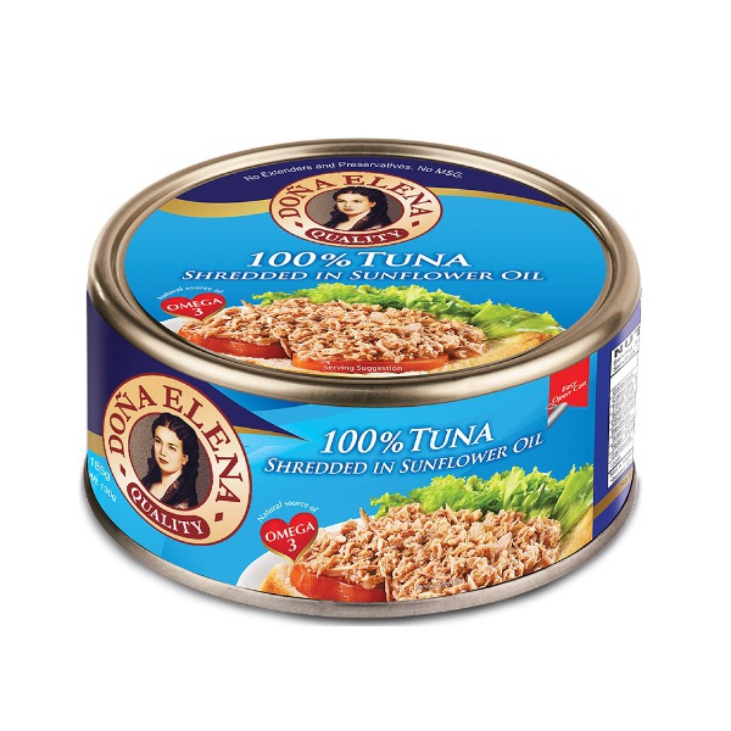 Doña Elena Tuna Shredded In Sunflower Oil 185g | Shopee Philippines