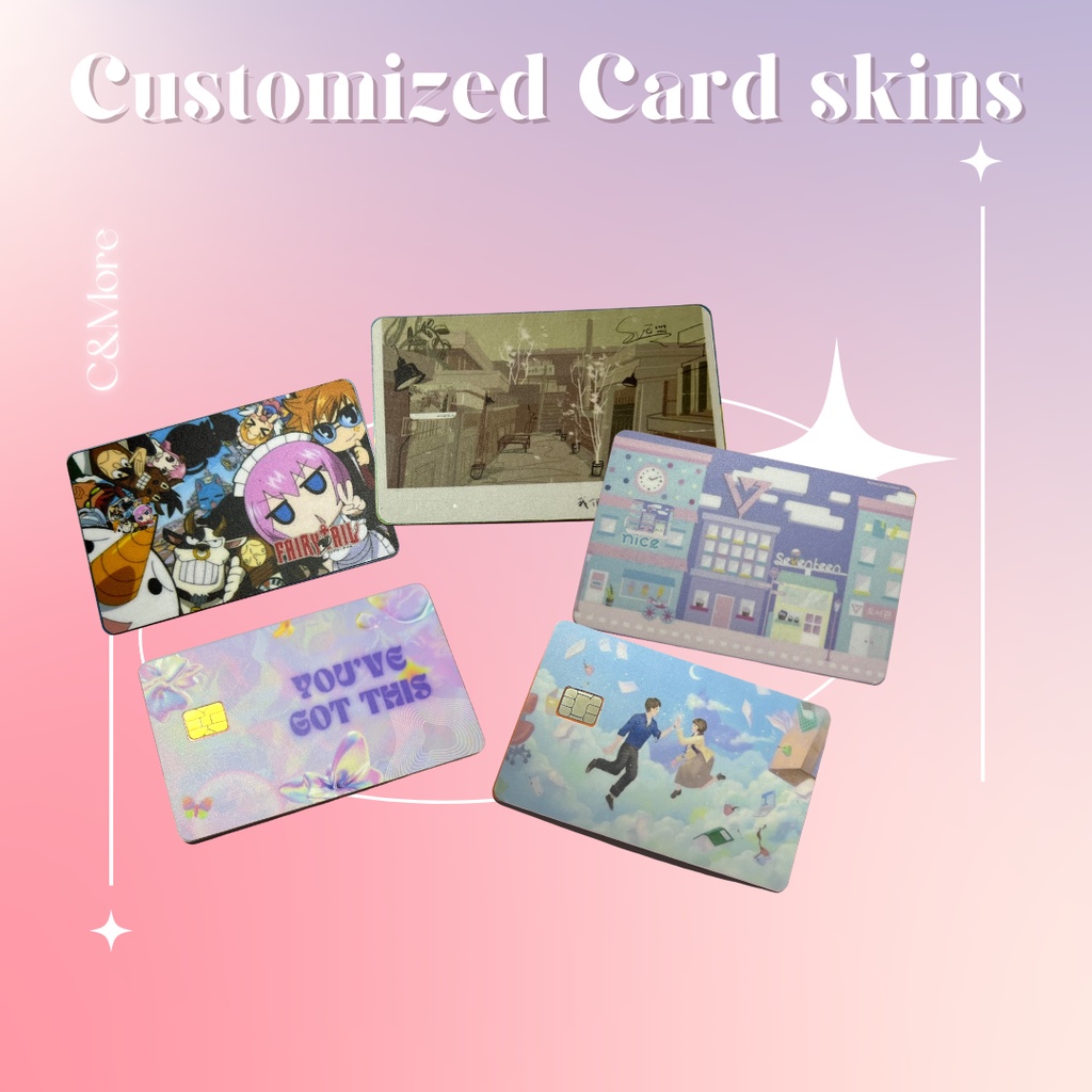 Customized CARD SKIN STICKERS | Beep Cards, Credit Card, Debit Card and ...