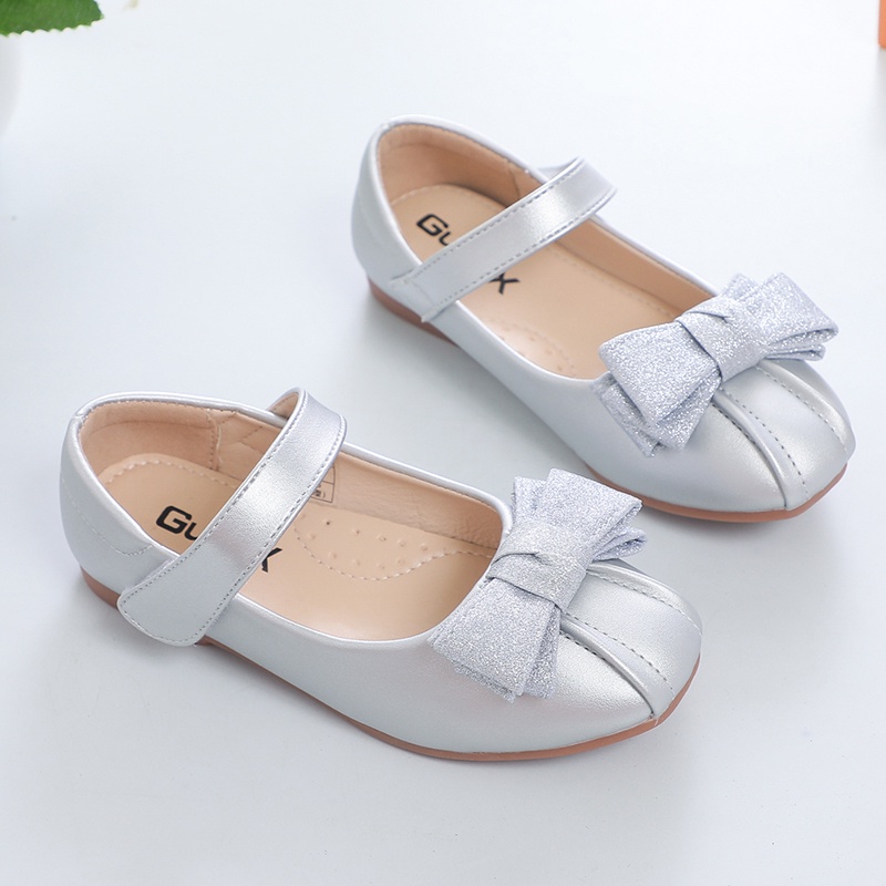 Fashion princess shoes for kids girls velcro flat rubber shoes for kids  size26-37 | Shopee Philippines