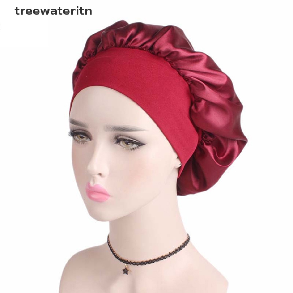 ritn Solid Sa Bonnet Hair Styling Sleep Hat Wrap Shower Cap Hair ...