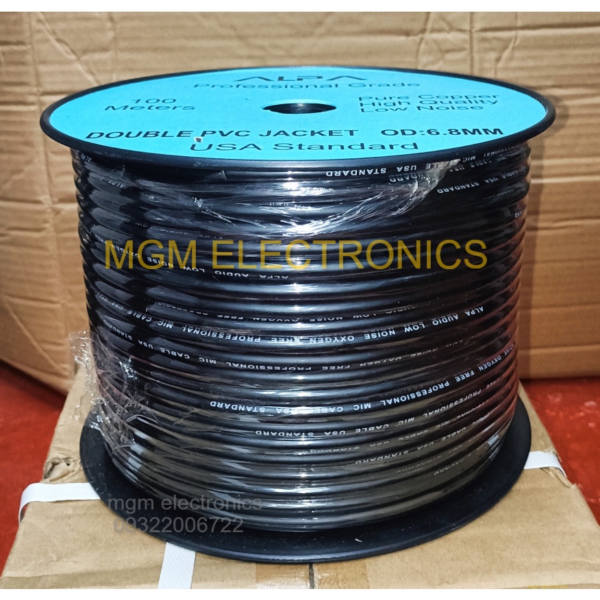 1ROLL Original ALPA PURE COPPER Microphone Cable Wire, HEAVY DUTY