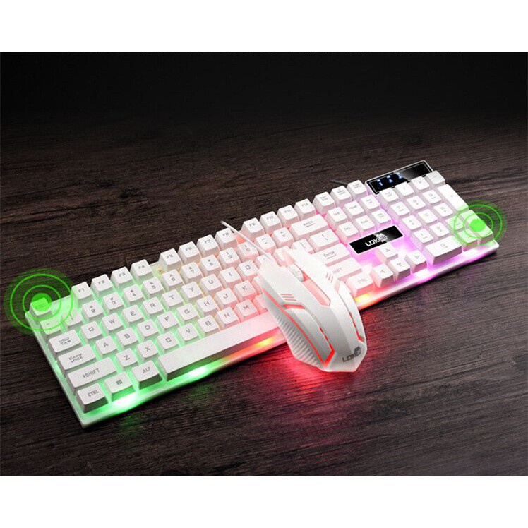 Centri Gaming Keyboard+Mouse Set K004 LED Backlight Wired Keyboard ...