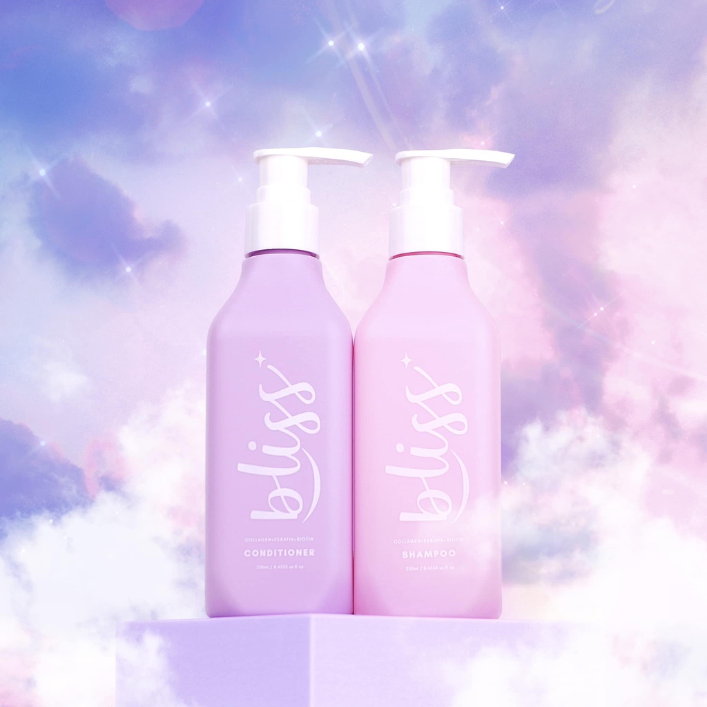 Bliss Shampoo & Conditioner 250ml by the The Daily Glow Shopee