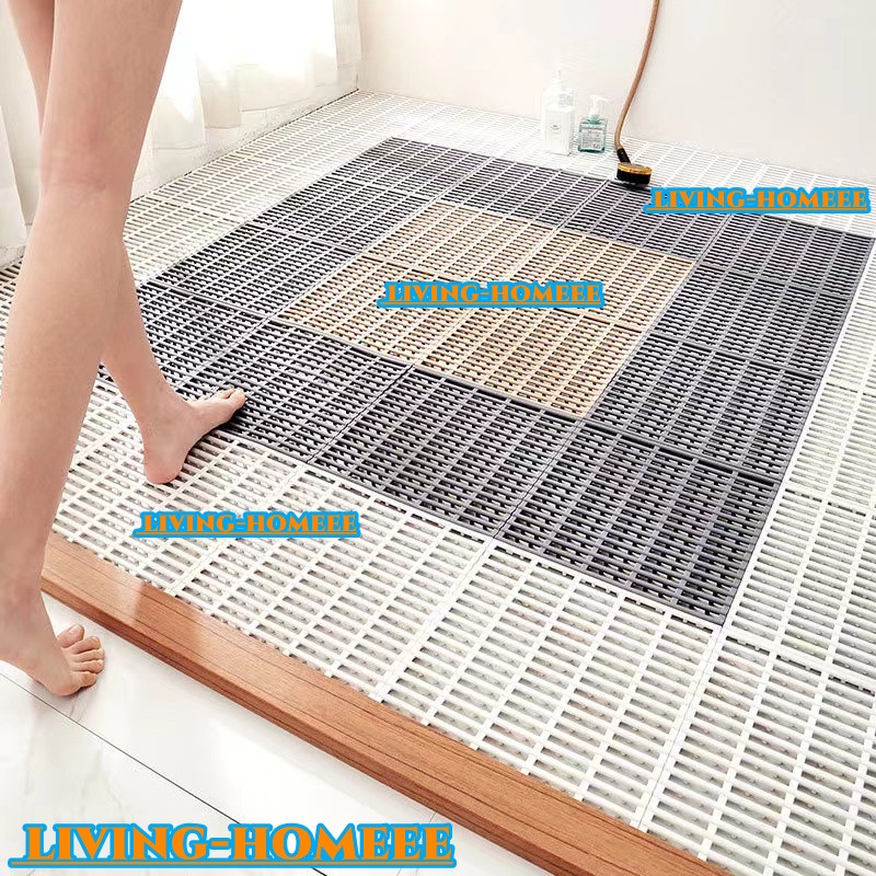 Bathroom mat Non slip bath mat PVC floor mat Bathroom carpet adjustable