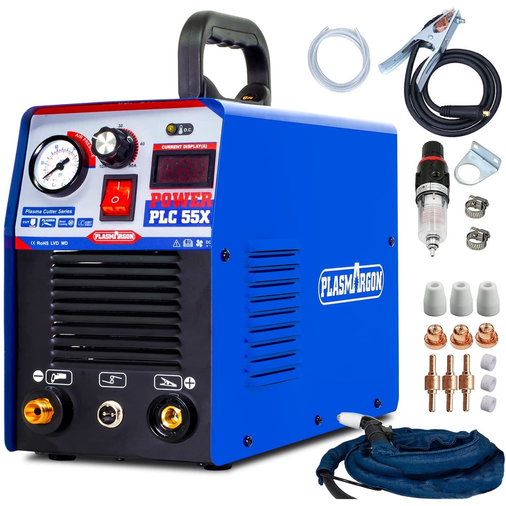 Plasmargon Cutting Machine CUT55 IGBT CNC Plasma cutter welding ...