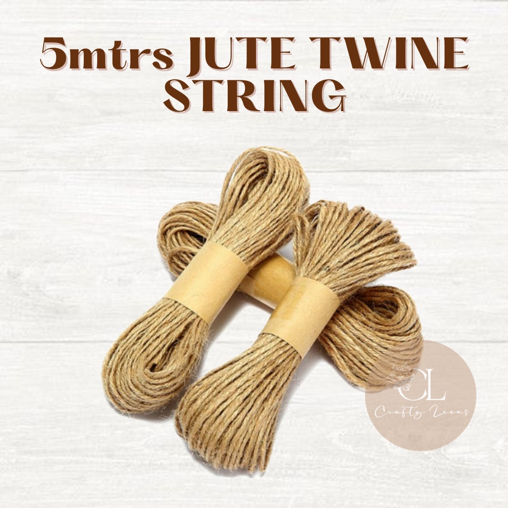 5 meters Jute / Abaca Twine String Shopee Philippines