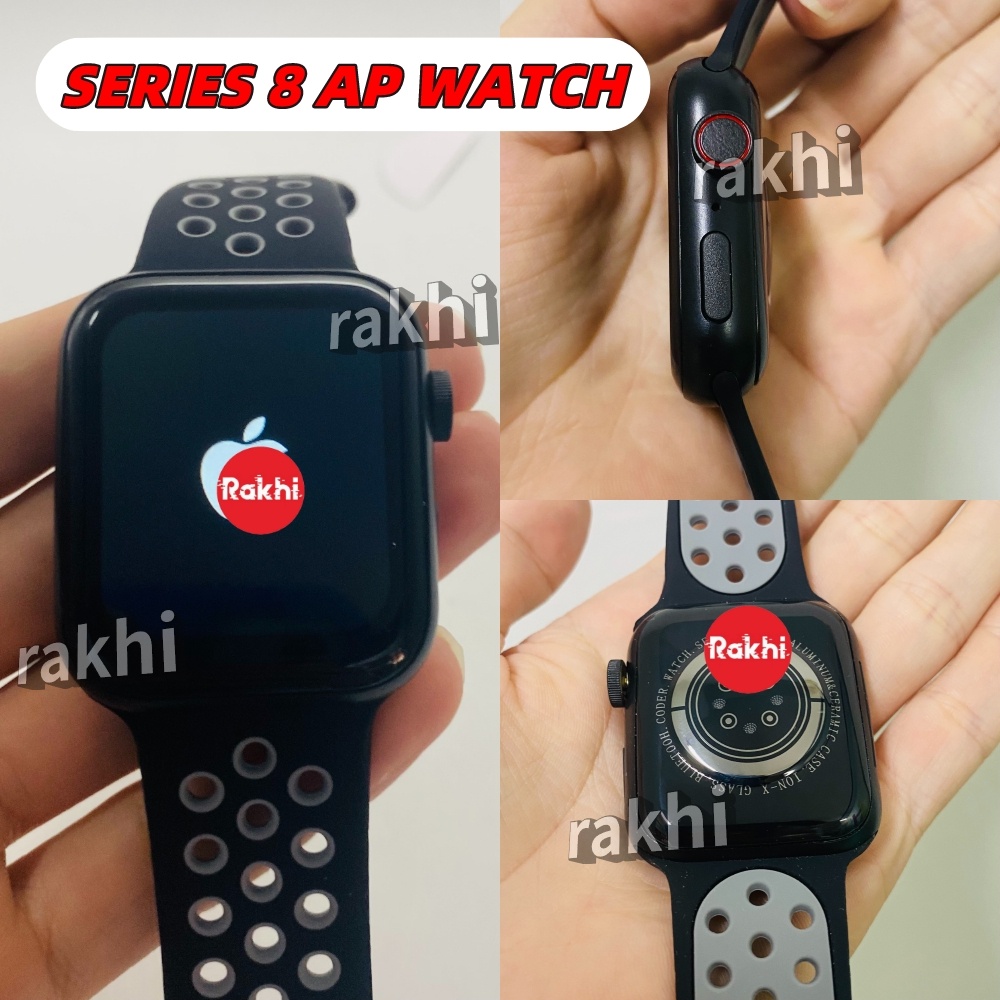 Series 7 Pro Max TO Series 8 AP Watch Boot up logo Wireless Charging ...