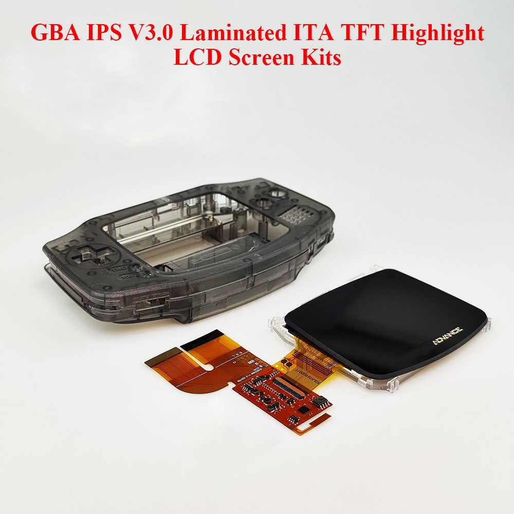Full New GBA IPS V3.0 Pre Laminated 15 Levels High Brightness LCD