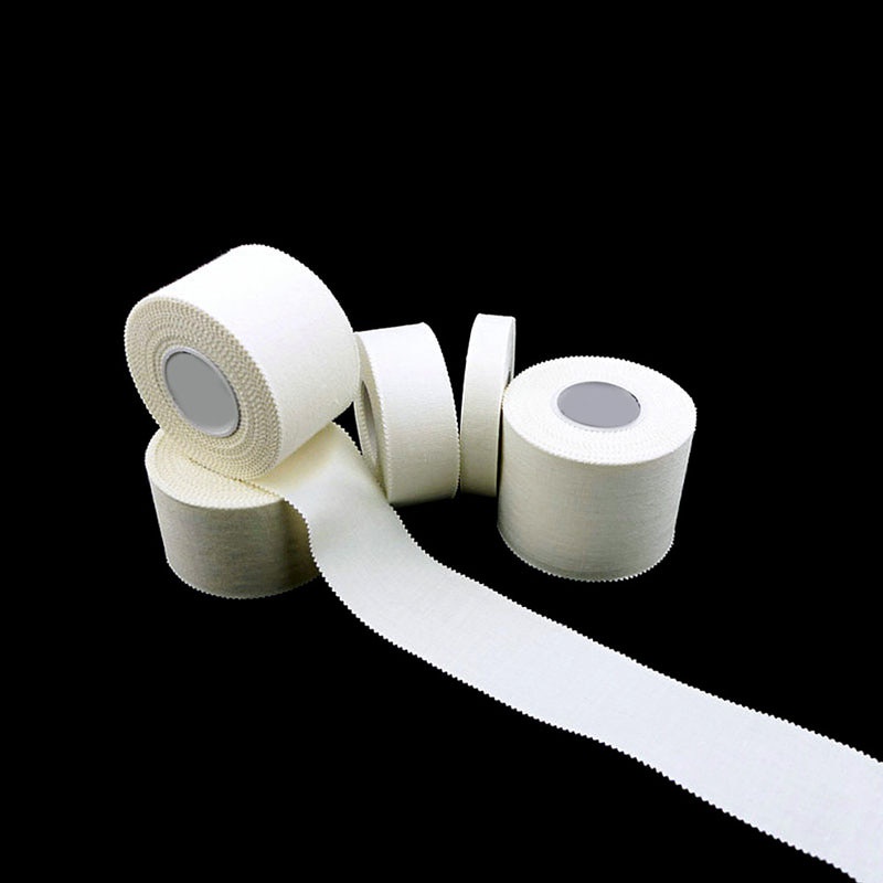 White Athletic Sports Tape Sport Elastic Binding Tape Roll Zinc Oxide