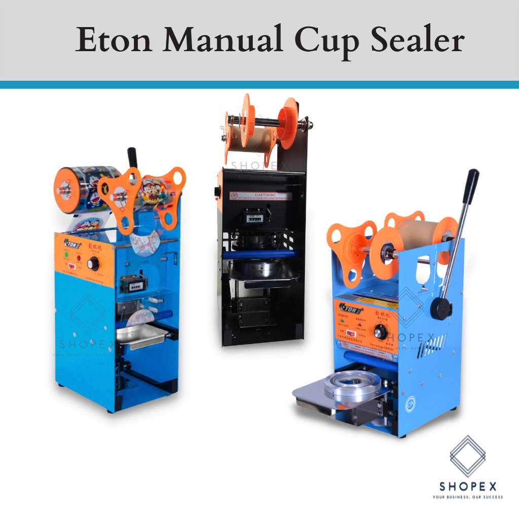 ETON Cup Sealer w/ Film/ Cup Sealing Machine w/ or w/o Counter/ Sealing