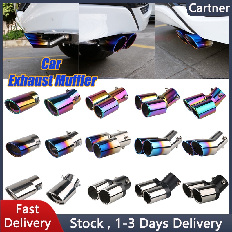 Car Muffler Tip Stainless Steel Car Exhaust Muffler Tip Chrome Trim